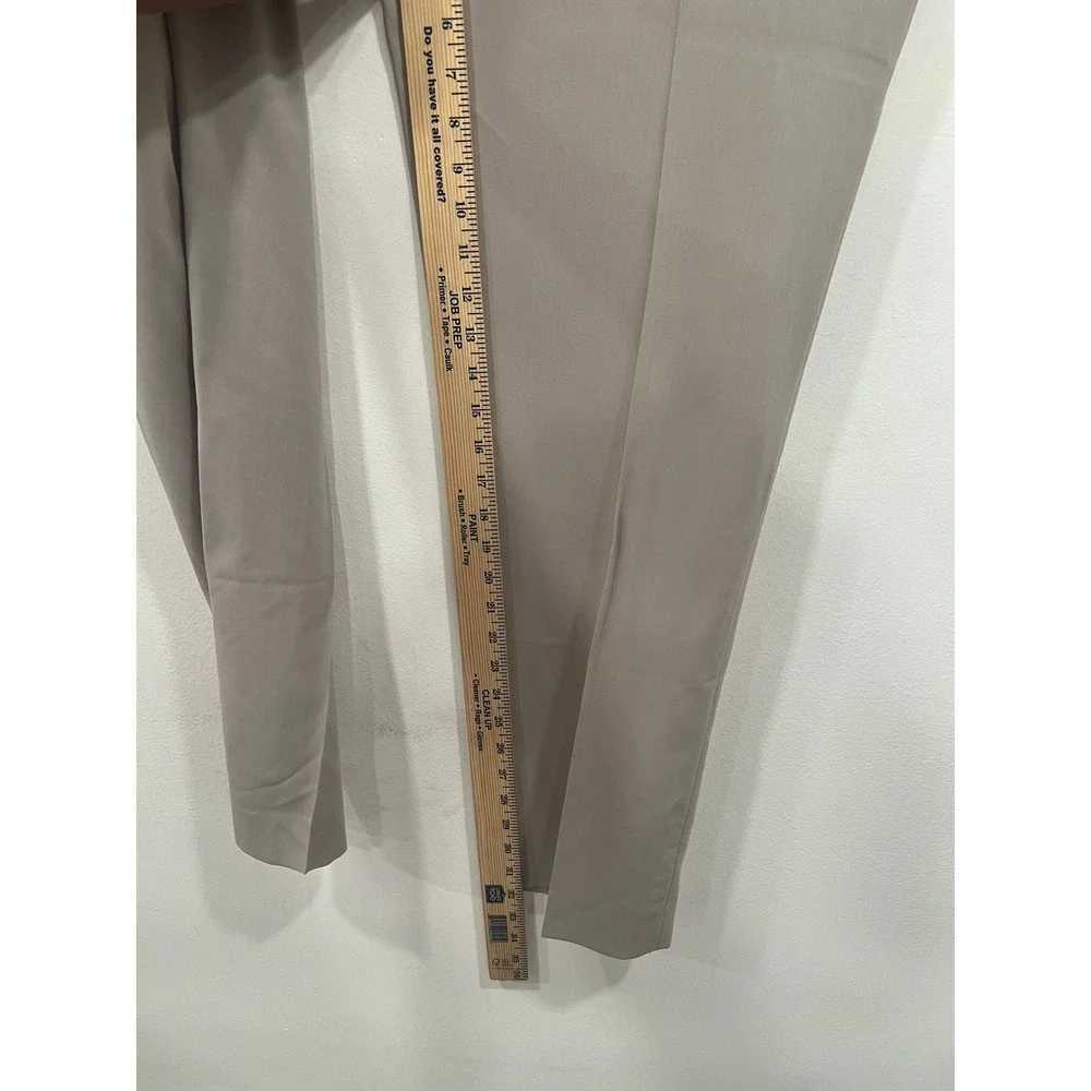 Santorelli Dress Pants Men's Pino Trousers Beige Wool Luxury Made In Italy SZ 36
